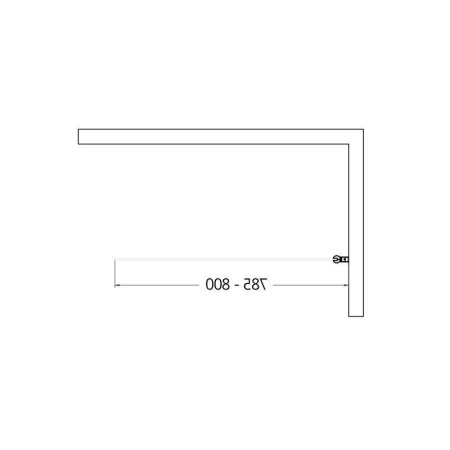 Шторка на ванну Aquame AQM2859-9-R